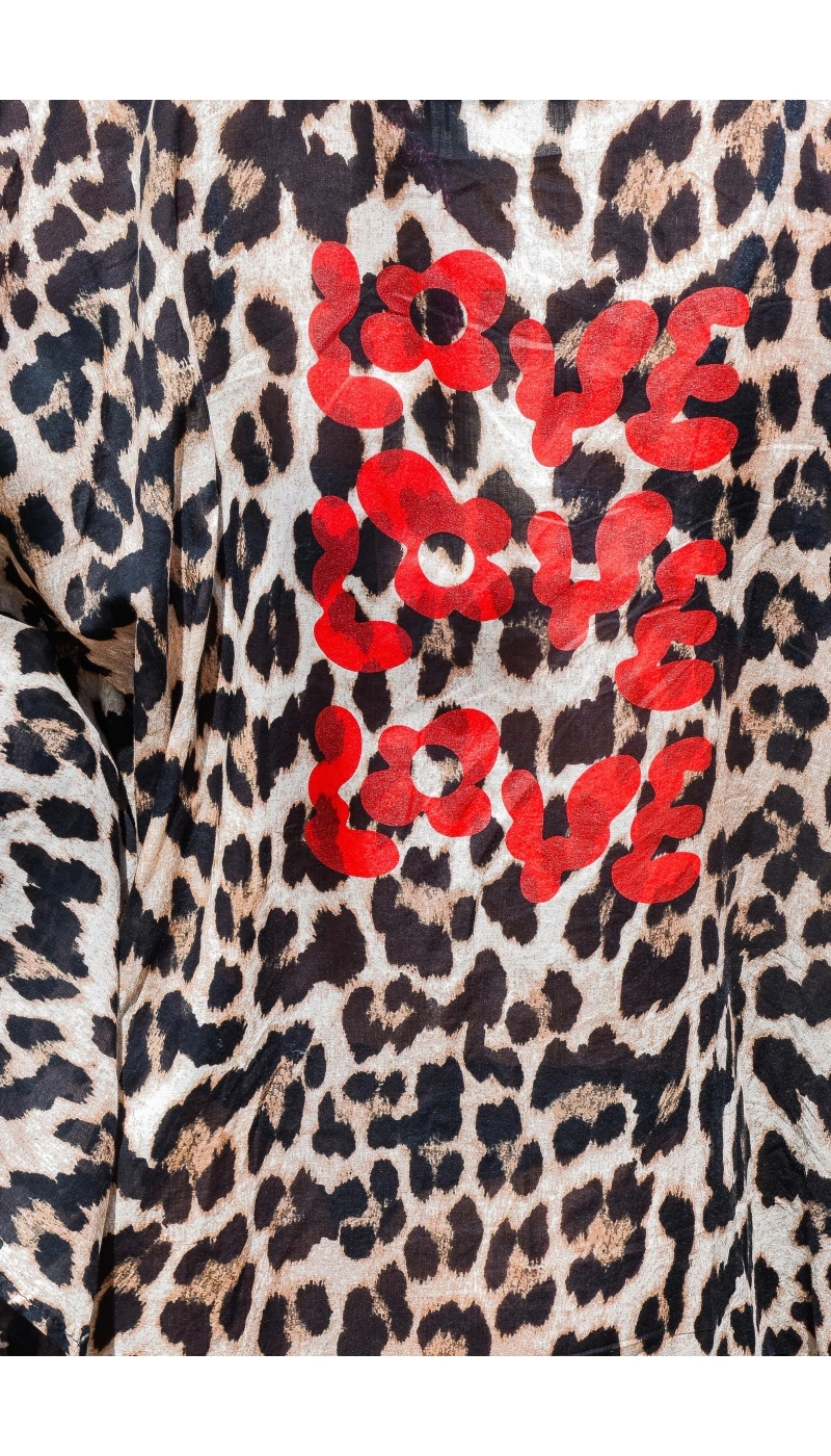 banditas ROUGE LEOPAR ROBES FEMME