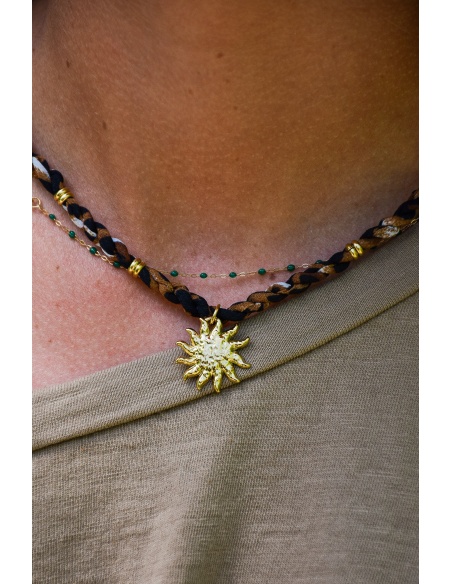Collier Soleil Léopard JUSTINE