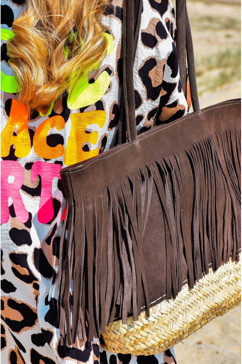 noho maroc FRANGE CHOCO SAC FEMME