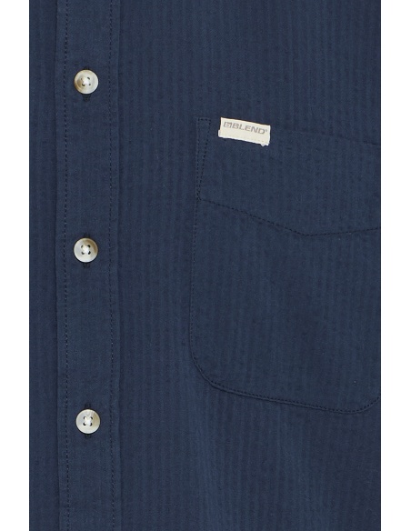 BHALKE BLEND Camisa Azul-Marinho - 7 | TOPS