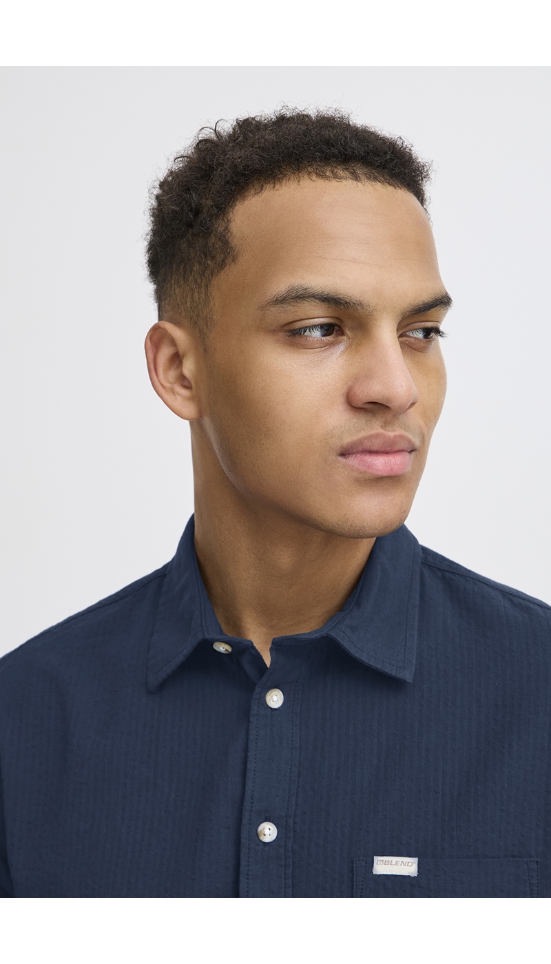 BHALKE-Marinehemd BLEND - 4 | TOPS