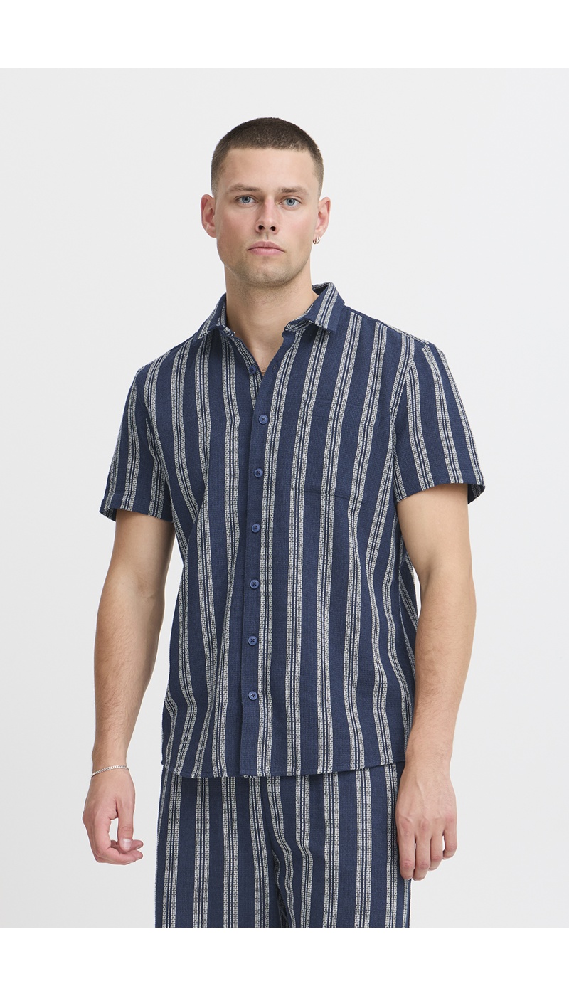 Chemise Rayure Marine BHANDI