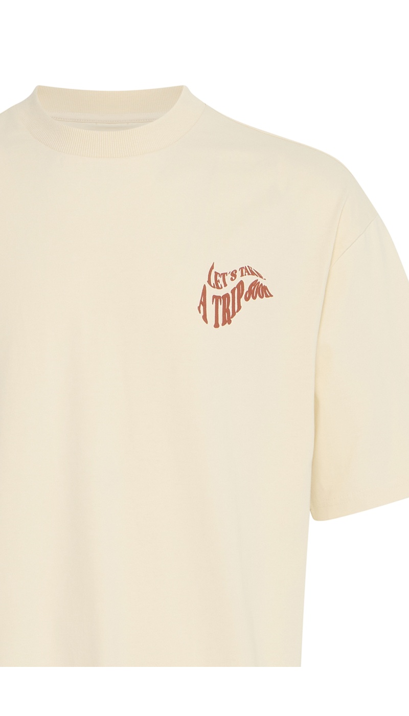 Tee Shirt Let's Ecru BHJEHON