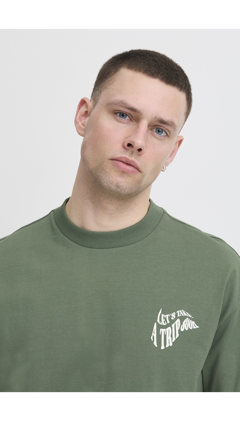 Tee Shirt Let's Vert BHJEHON