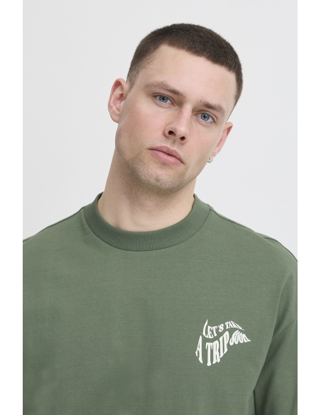 Tee Shirt Let's Vert BHJEHON
