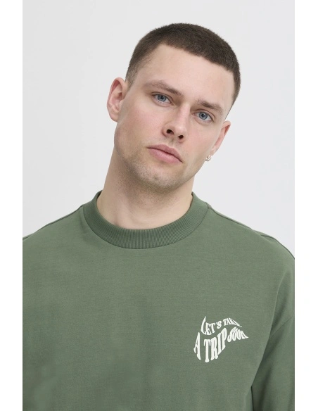 Tee Shirt Let's Vert BHJEHON