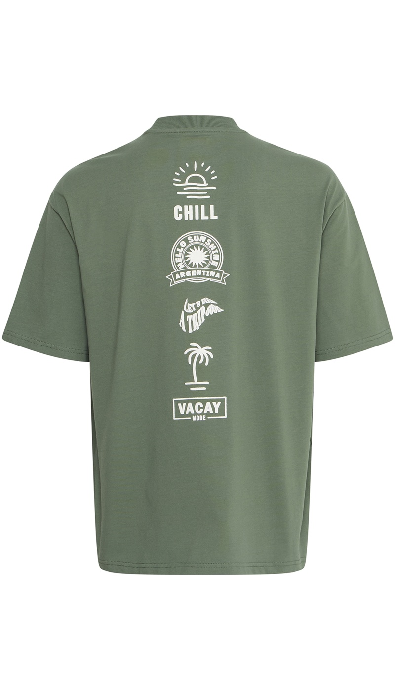 Tee Shirt Let's Vert BHJEHON