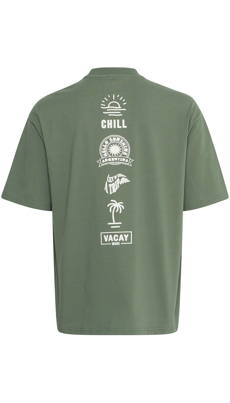 Tee Shirt Let's Vert BHJEHON