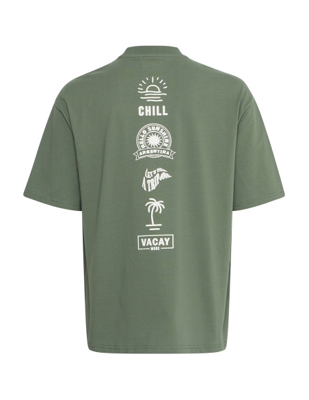 Tee Shirt Let's Vert BHJEHON