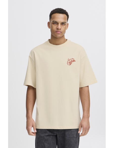 Tee Shirt Let's Ecru BHJEHON