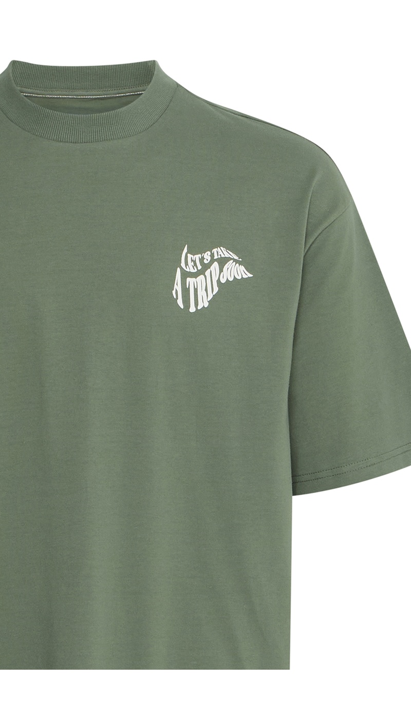 Tee Shirt Let's Vert BHJEHON