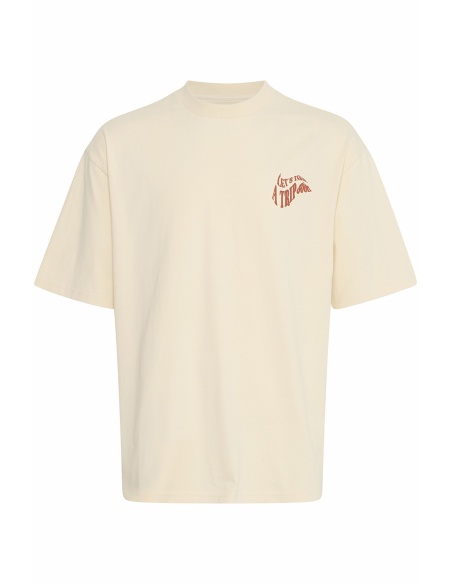 Tee Shirt Let's Ecru BHJEHON