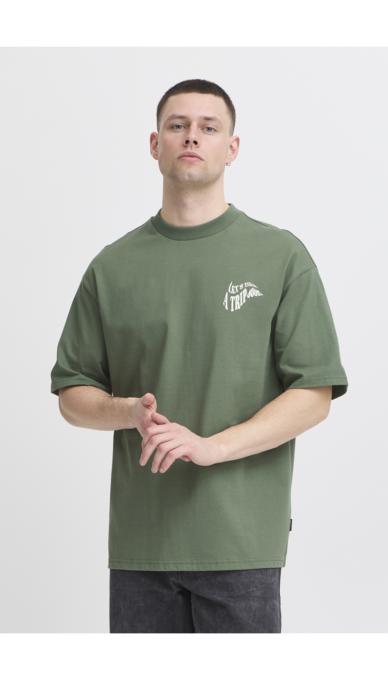 Tee Shirt Let's Vert BHJEHON