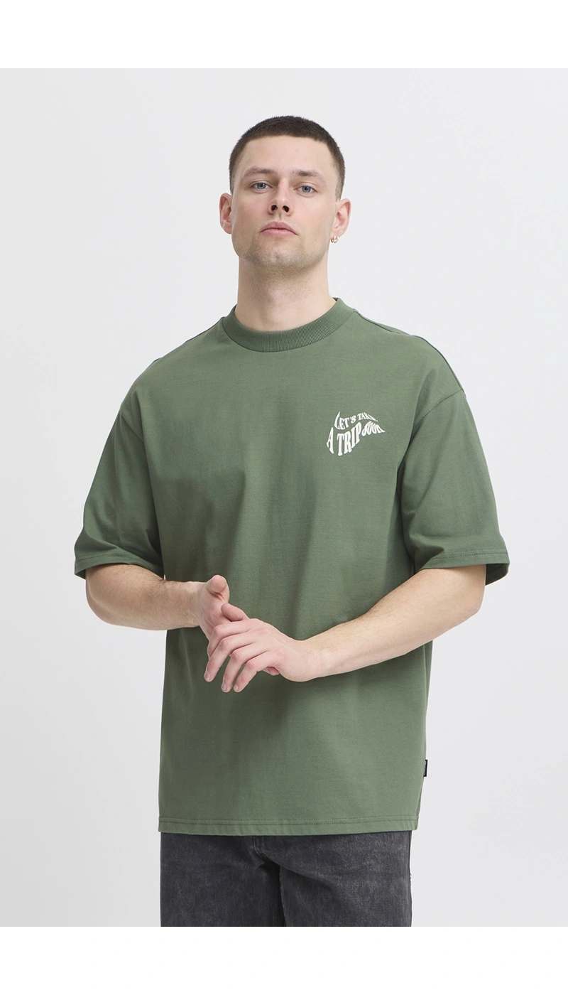 Tee Shirt Let's Vert BHJEHON