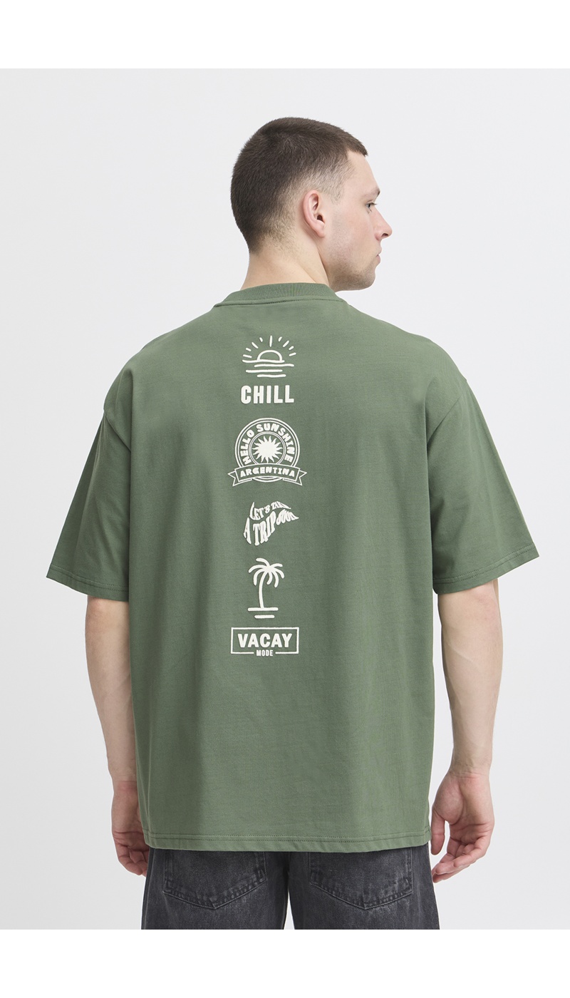 Tee Shirt Let's Vert BHJEHON
