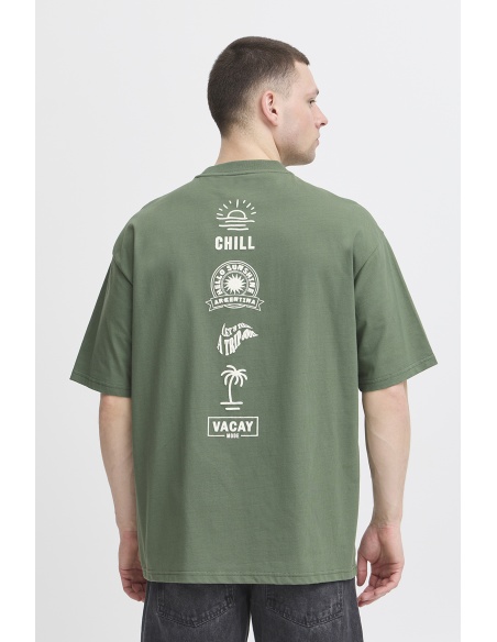 Tee Shirt Let's Vert BHJEHON