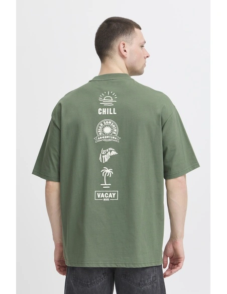 Tee Shirt Let's Vert BHJEHON