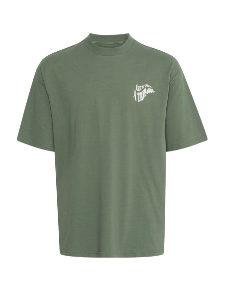 Tee Shirt Let's Vert BHJEHON