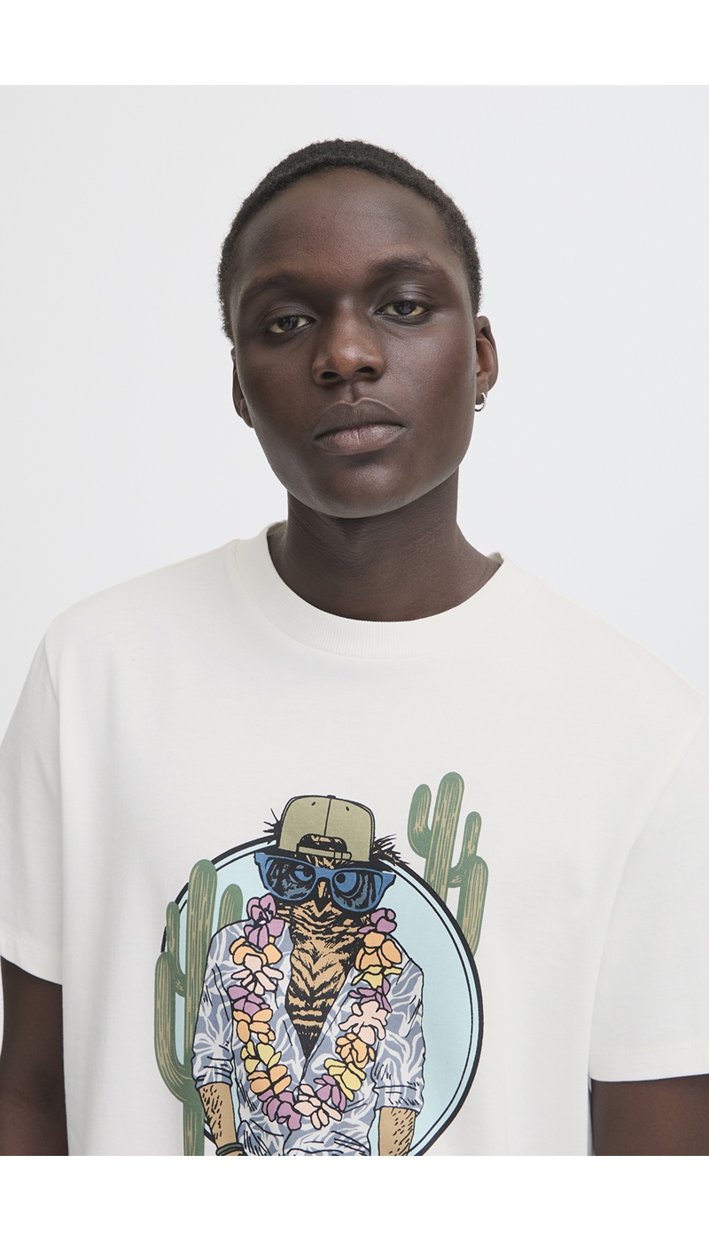 Tee Shirt Hiboux Blanc BHJERRON
