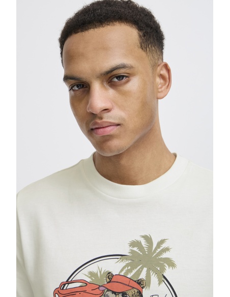 Tee Shirt Ours Blanc BHJERRON