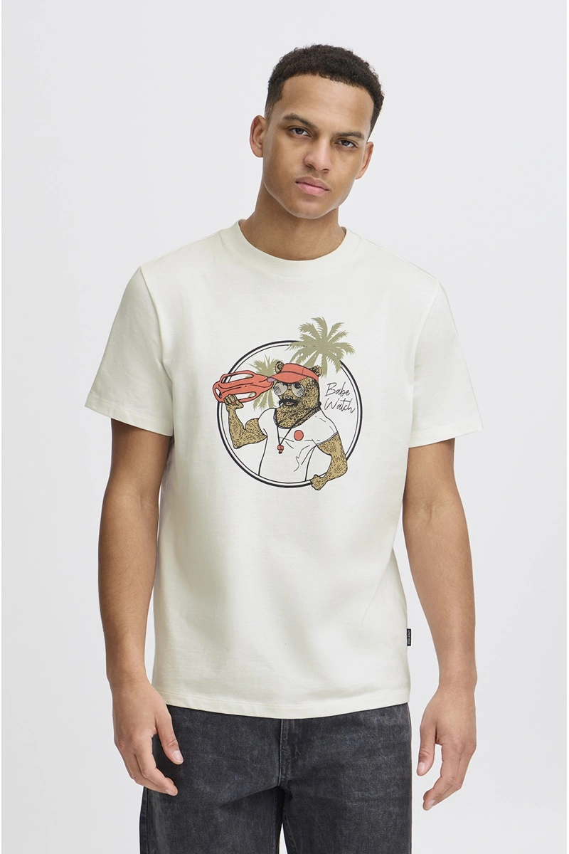 Tee Shirt Ours Blanc BHJERRON 2