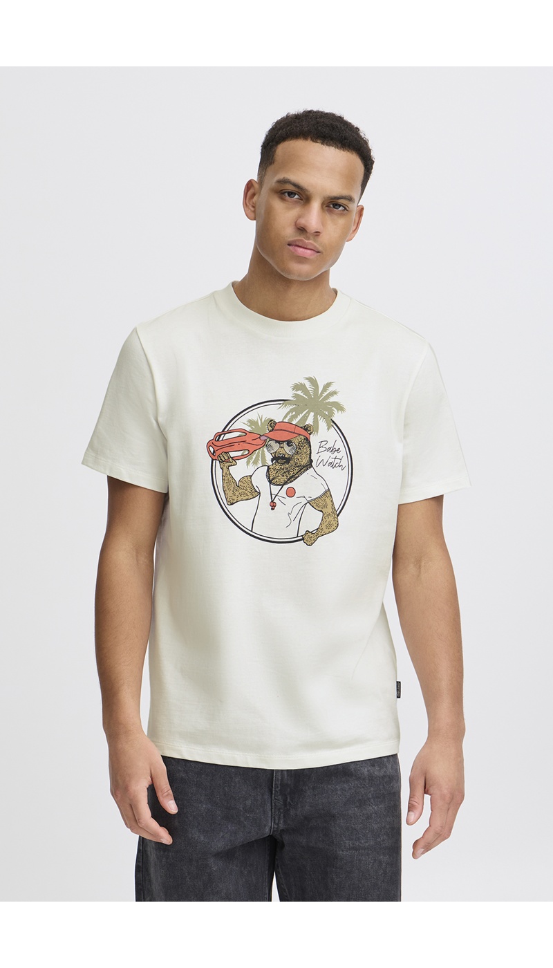 Tee Shirt Ours Blanc BHJERRON