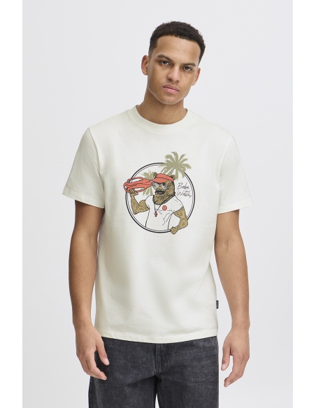 Tee Shirt Ours Blanc BHJERRON