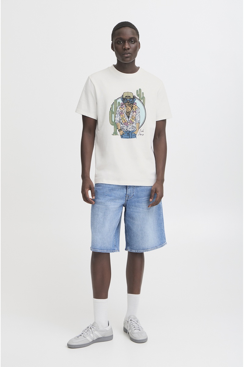 blend dk company vejle as TURQUO BLANC T-SHIRTS MC HOMME