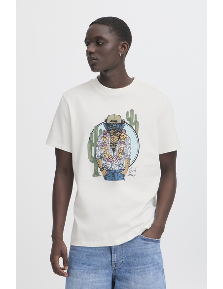 Tee Shirt Hiboux Blanc BHJERRON