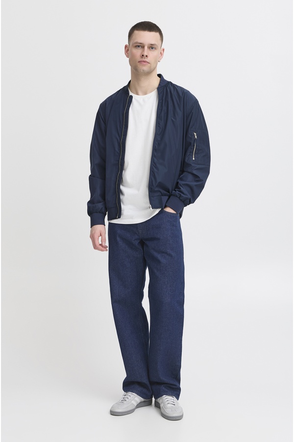 BHESSI Navy Bomber Jacket BLEND - 1 | MEN