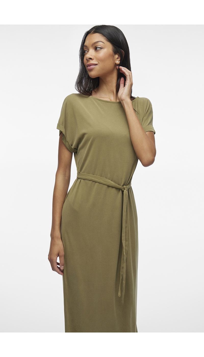 VILA A/S CAPULE T OLIV ROBES COURTES