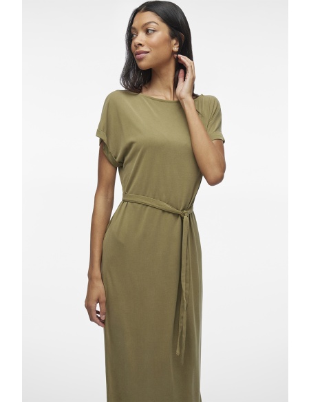 VILA A/S CAPULE T OLIV ROBES COURTES