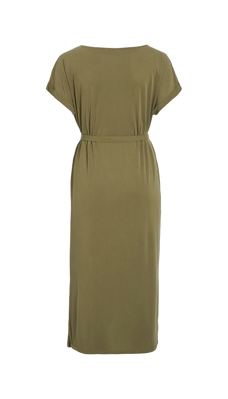 VILA A/S CAPULE T OLIV ROBES COURTES