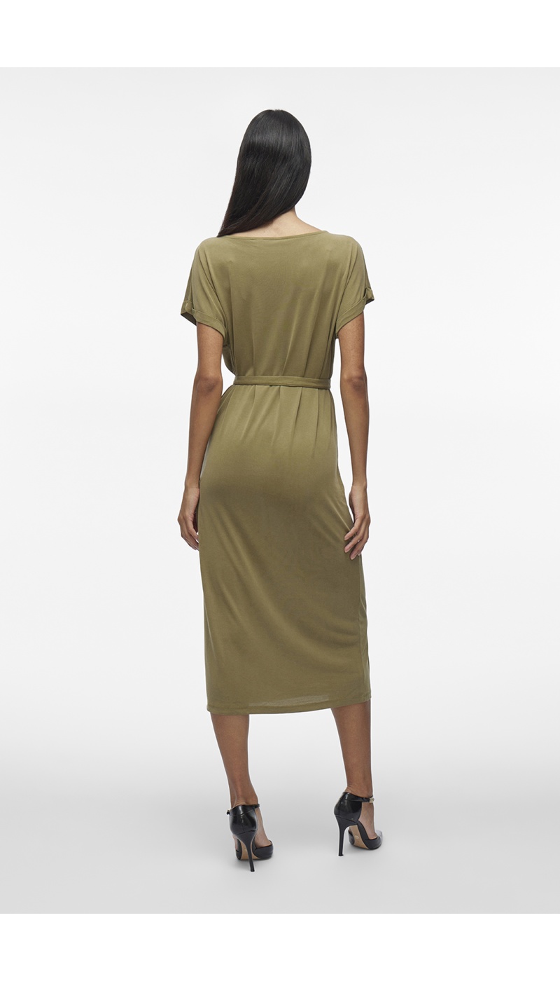 VILA A/S CAPULE T OLIV ROBES COURTES