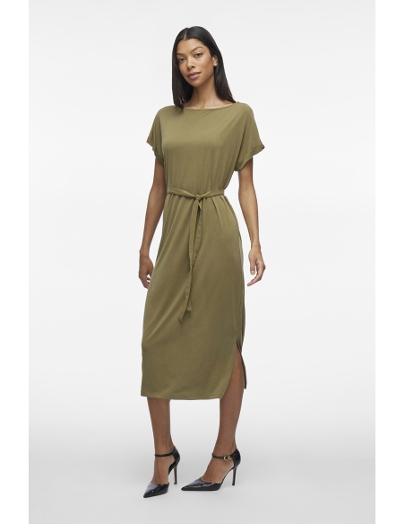 VILA A/S CAPULE T OLIV ROBES COURTES