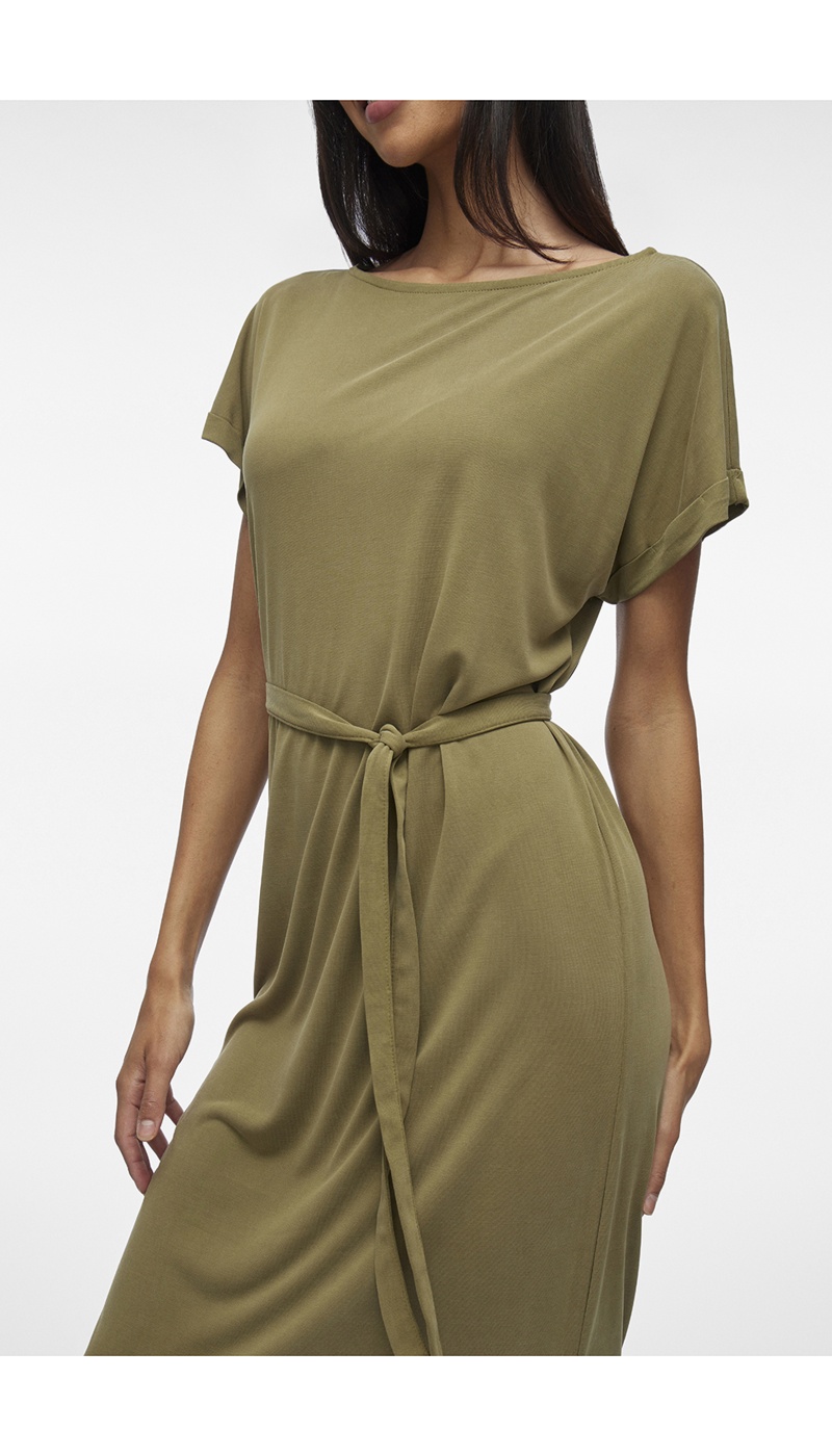 VILA A/S CAPULE T OLIV ROBES COURTES