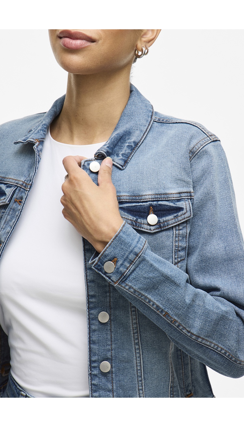 VILA A/S LIGHT BLUE VESTES