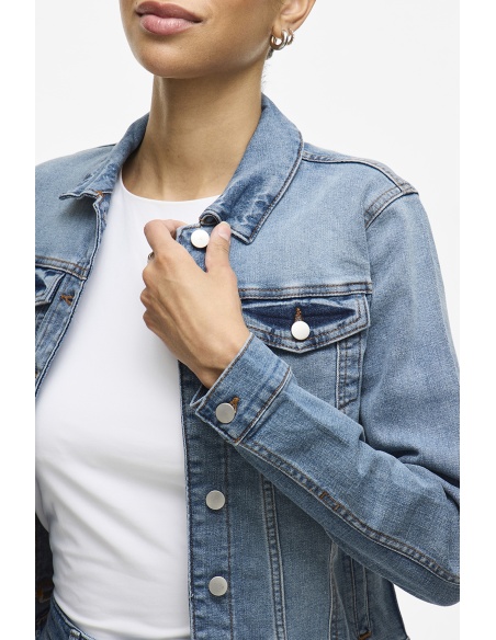 VILA A/S LIGHT BLUE VESTES