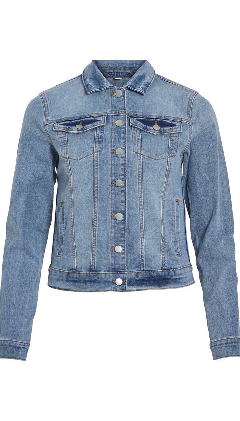 VILA A/S LIGHT BLUE VESTES
