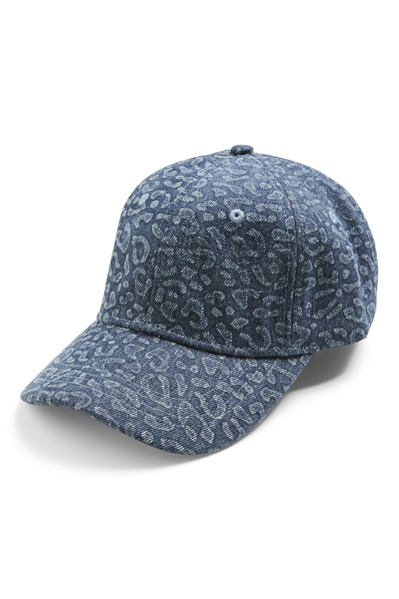 PIECES BLUE DENIM CASQUETTES