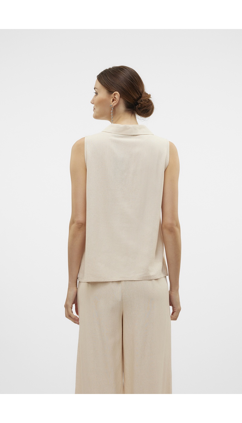 VERO MODA OAT MEAL CHEMISES ML