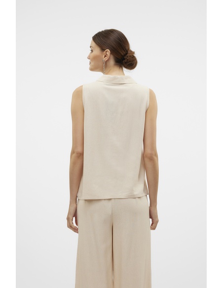 VERO MODA OAT MEAL CHEMISES ML