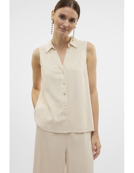VERO MODA OAT MEAL CHEMISES ML