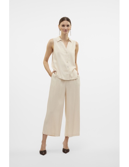 VERO MODA OAT MEAL CHEMISES ML