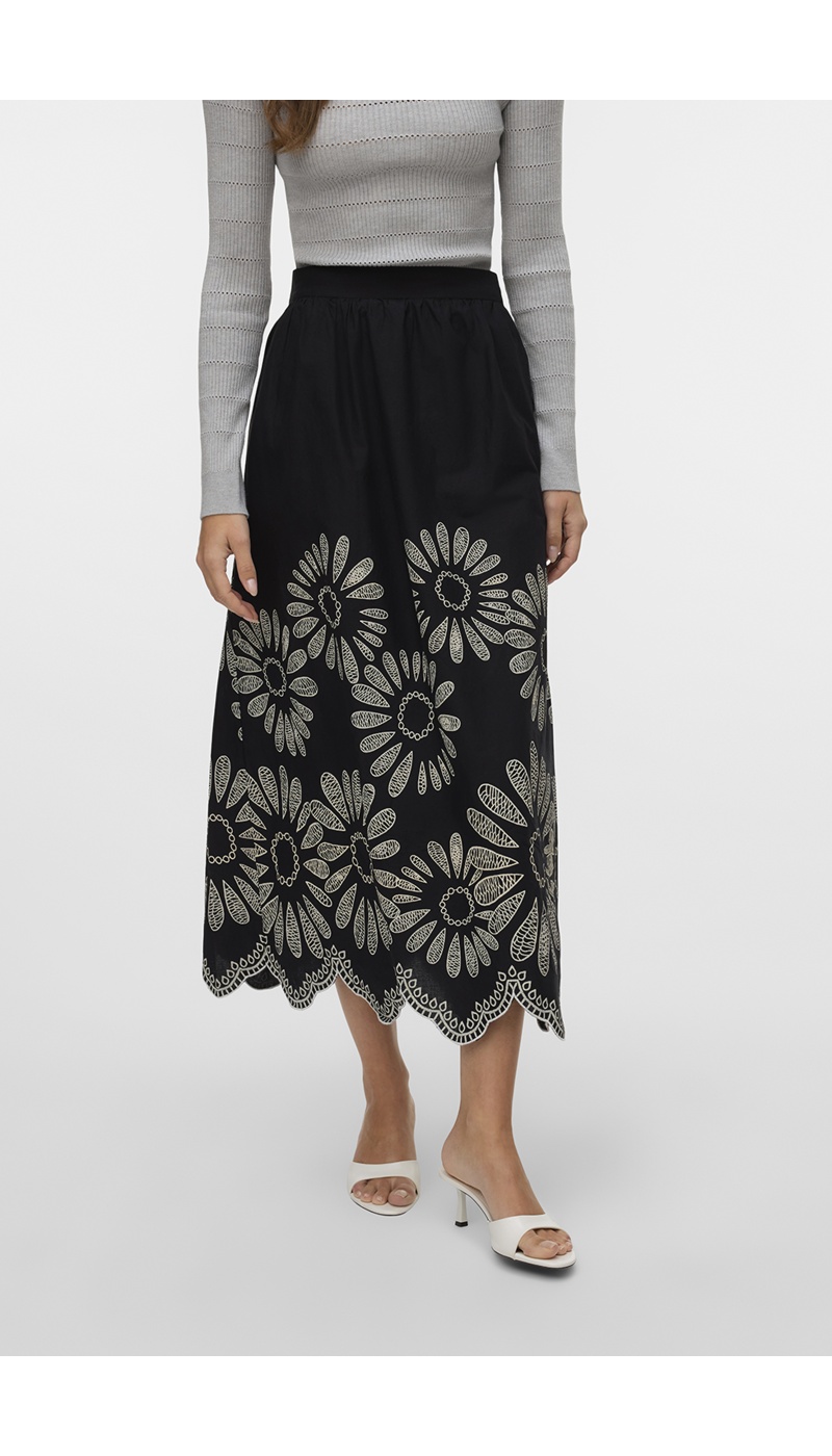 VERO MODA  BLACK JUPES LONGUES
