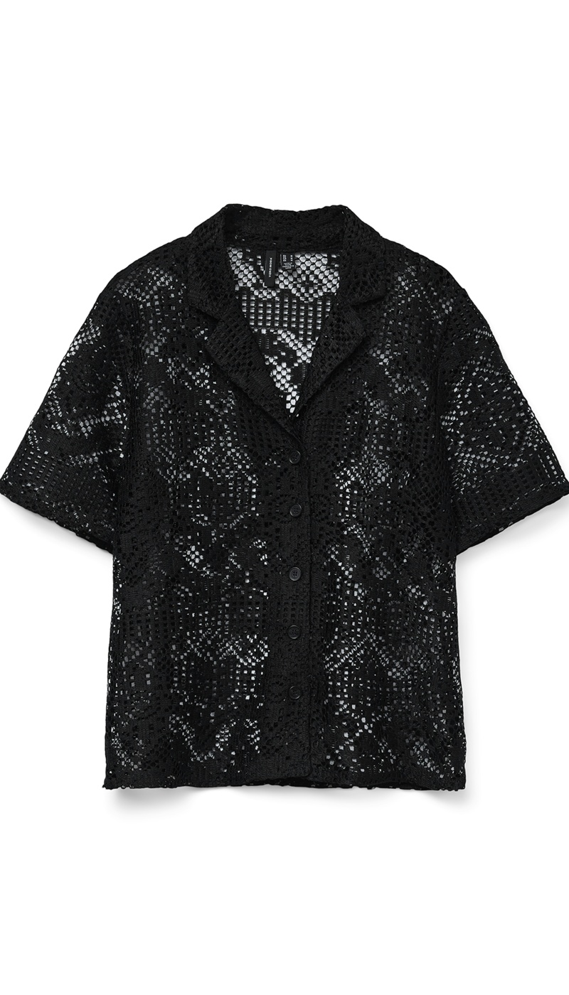 VERO MODA  BLACK CHEMISES ML