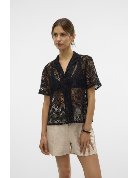 VERO MODA  BLACK CHEMISES ML