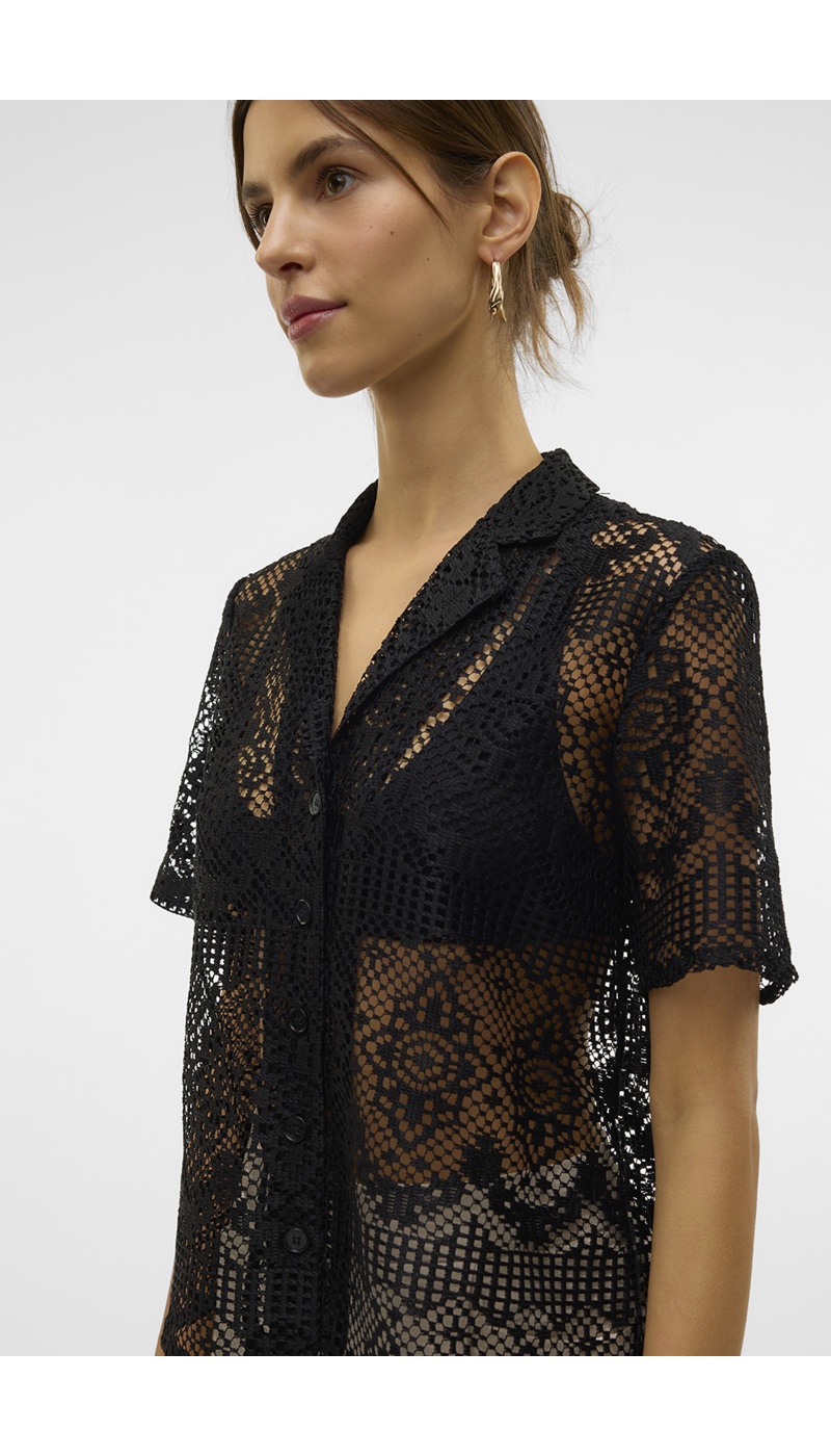 VERO MODA  BLACK CHEMISES ML