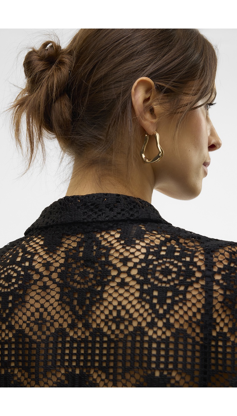 VERO MODA  BLACK CHEMISES ML
