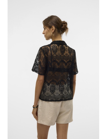VERO MODA  BLACK CHEMISES ML